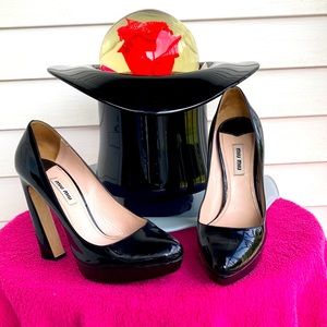 MIU MIU Patent Leather Pumps